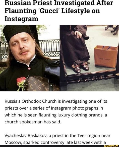 Russian Priest Investigated After Flaunting 'Gucci' Lifestyle on 